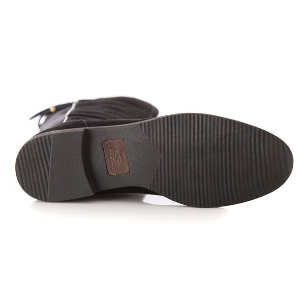 Damskie kozaki LACOSTE ROSEMONT BUCKLE 726srw0154024 kolor czarny