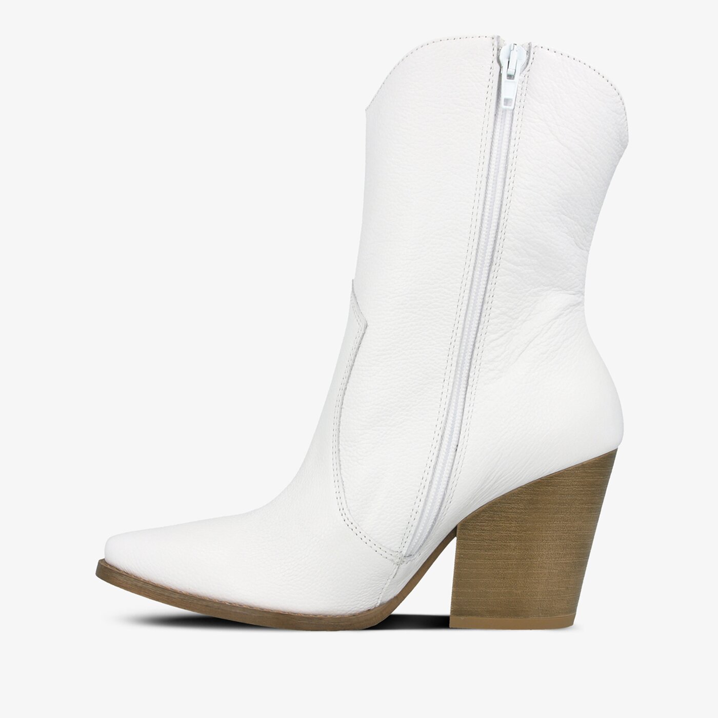 Damskie botki / sztyblety SYMBIOSIS PERFECT ONE  sywc219038 kolor biały