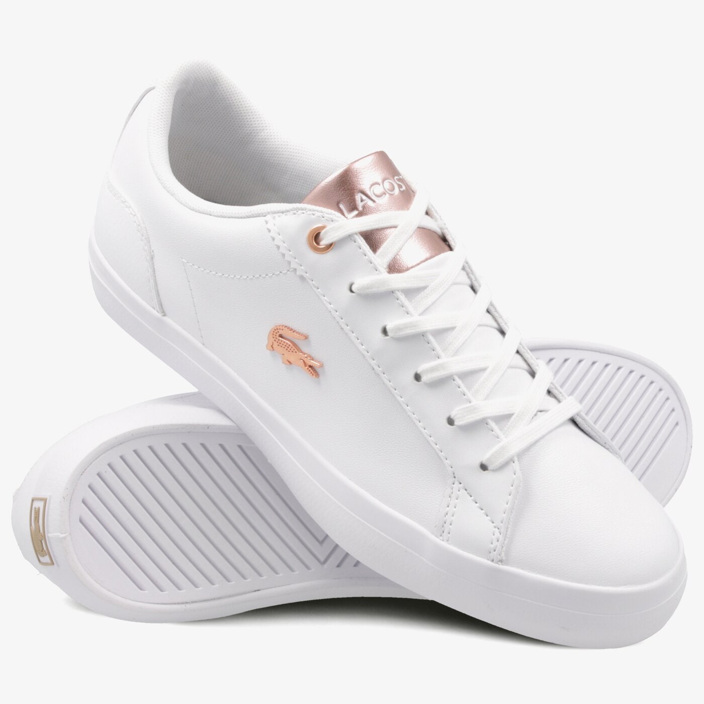 Damskie trampki LACOSTE LEROND 119 1 QSP 737cfa00701y9 kolor biały