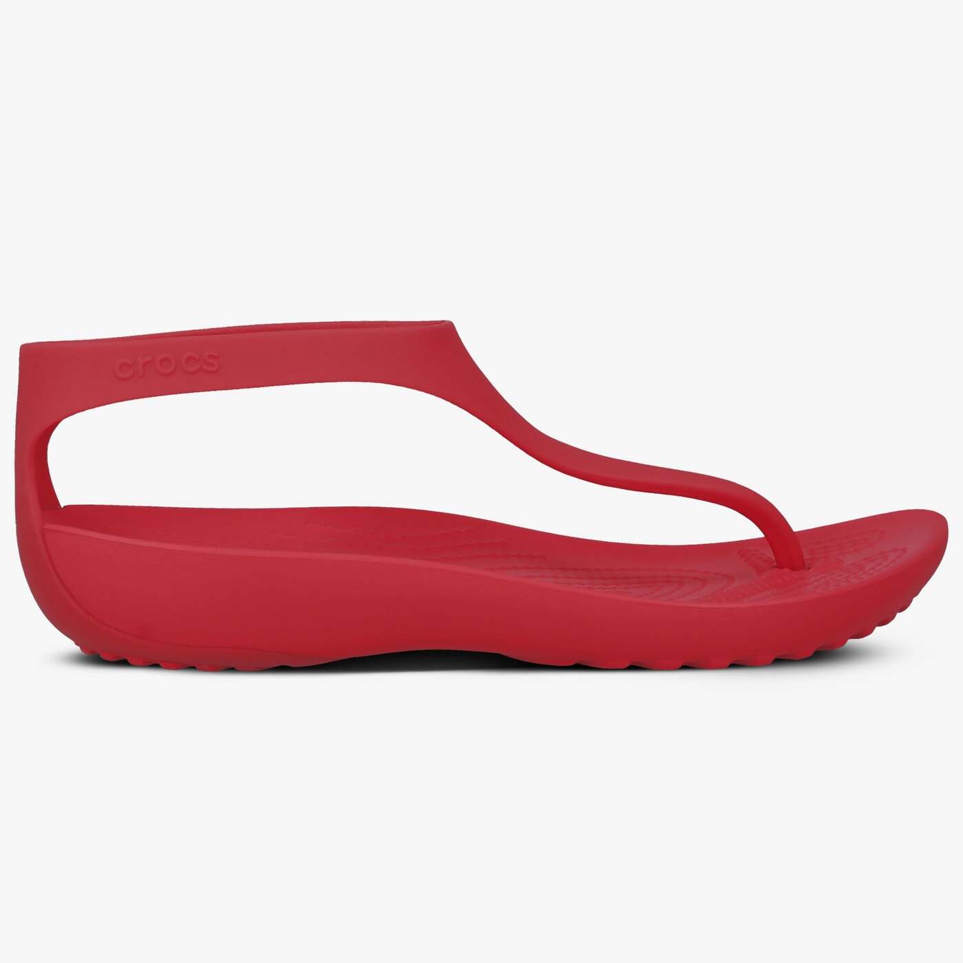 Damskie sandały CROCS SERENA FLIP #205468611# kolor różowy