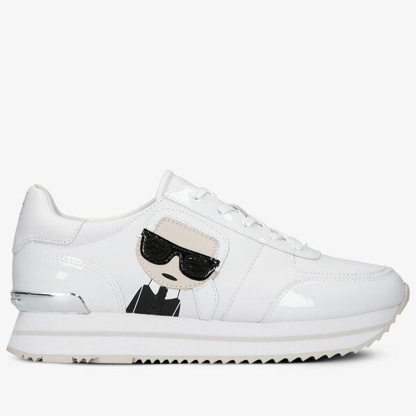 Damskie sneakersy (buty) KARL LAGERFELD VELOCITA II KARL IKONIC METEOR kl61930311 kolor biały