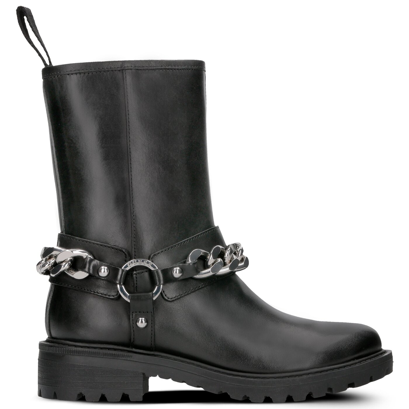 Damskie botki / sztyblety GUESS HADDE flhae4lea10black kolor czarny