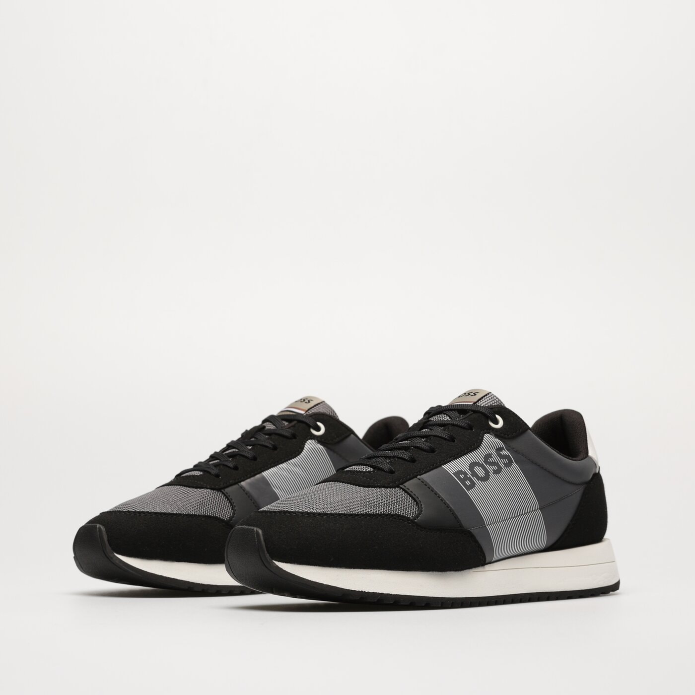 Męskie sneakersy (buty) HUGO BOSS KAI RUNN MXPR 50493224061 kolor szary