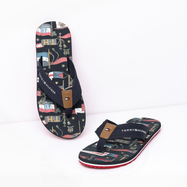 Męskie klapki TOMMY HILFIGER BONDI 5D fm0fm02233403 kolor granatowy