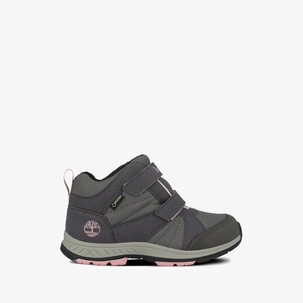 Dziecięce buty outdoor / trekkingowe TIMBERLAND NEPTUNE MID GTX 2STRAP WL tb0a1xhw0331 kolor szary