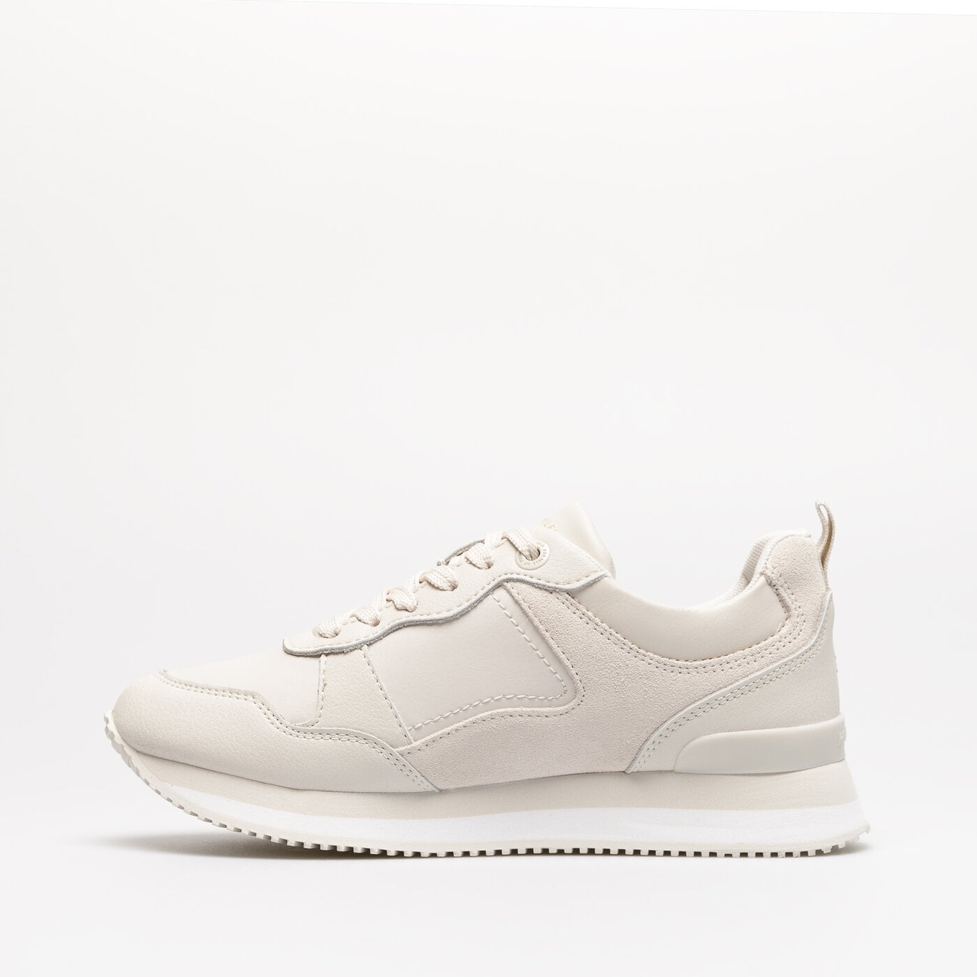 Damskie sneakersy (buty) TOMMY HILFIGER FEMININE ACTIVE SNEAKER fw0fw06528af4 kolor beżowy