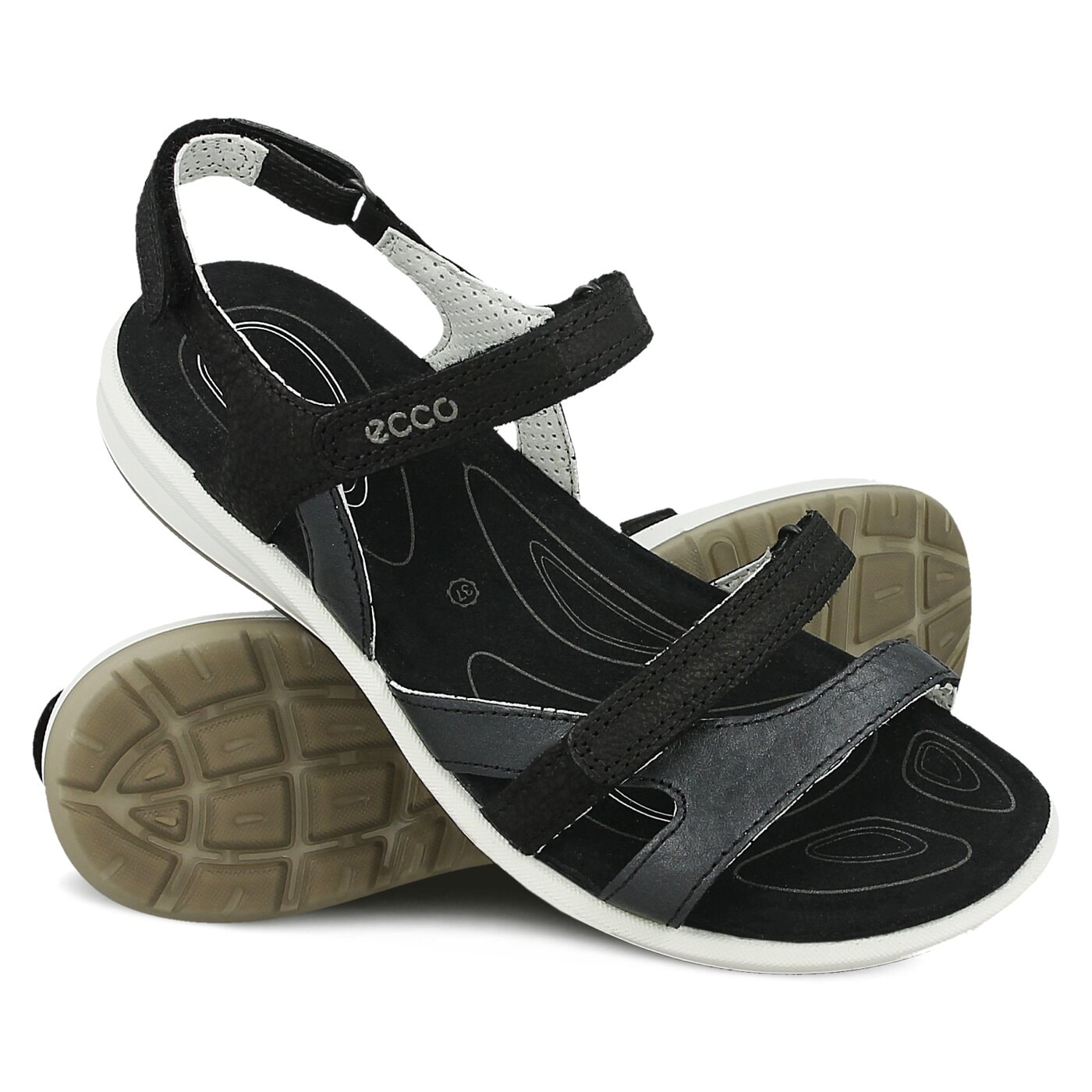 Damskie sandały ECCO CRUISE II 82183351707 kolor czarny