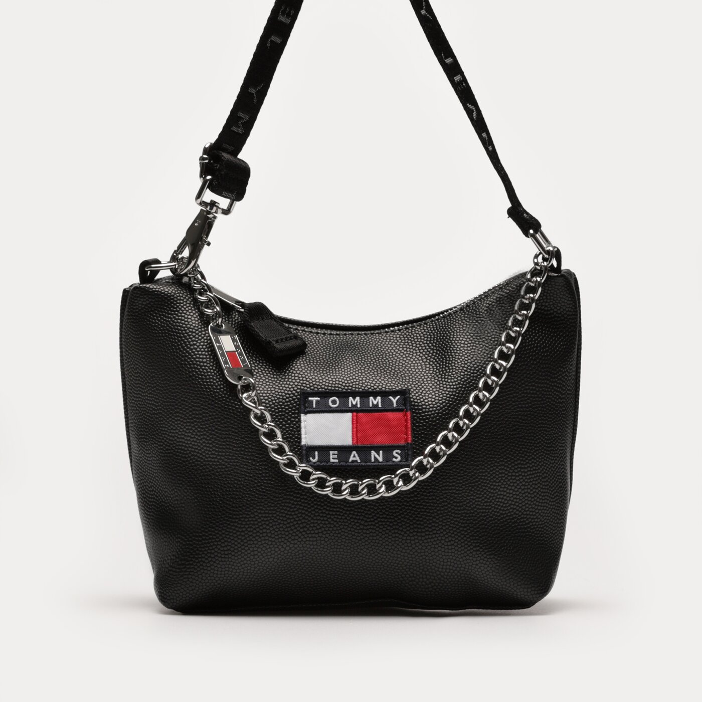 Damska torebka TOMMY HILFIGER TOREBKA TJW HERITAGE SHOULDER BAG aw0aw14570bds kolor czarny