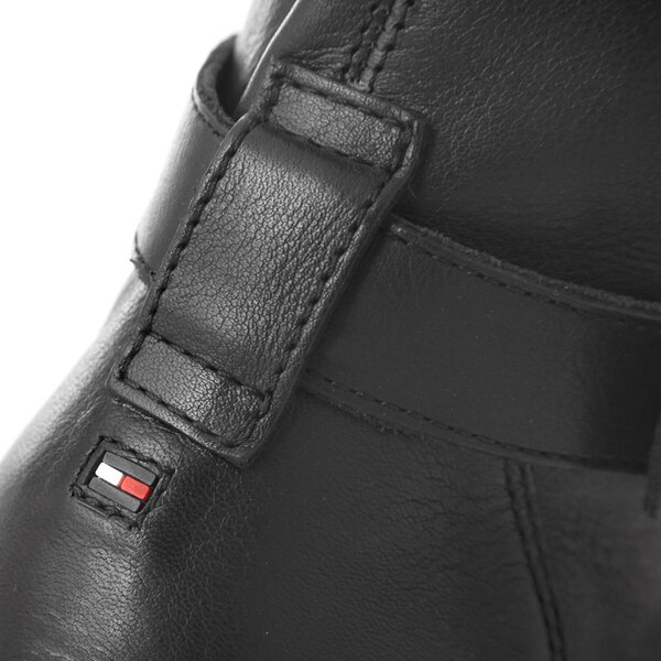 Damskie kozaki TOMMY HILFIGER HAMILTON 9 A  fw56816026990 kolor czarny