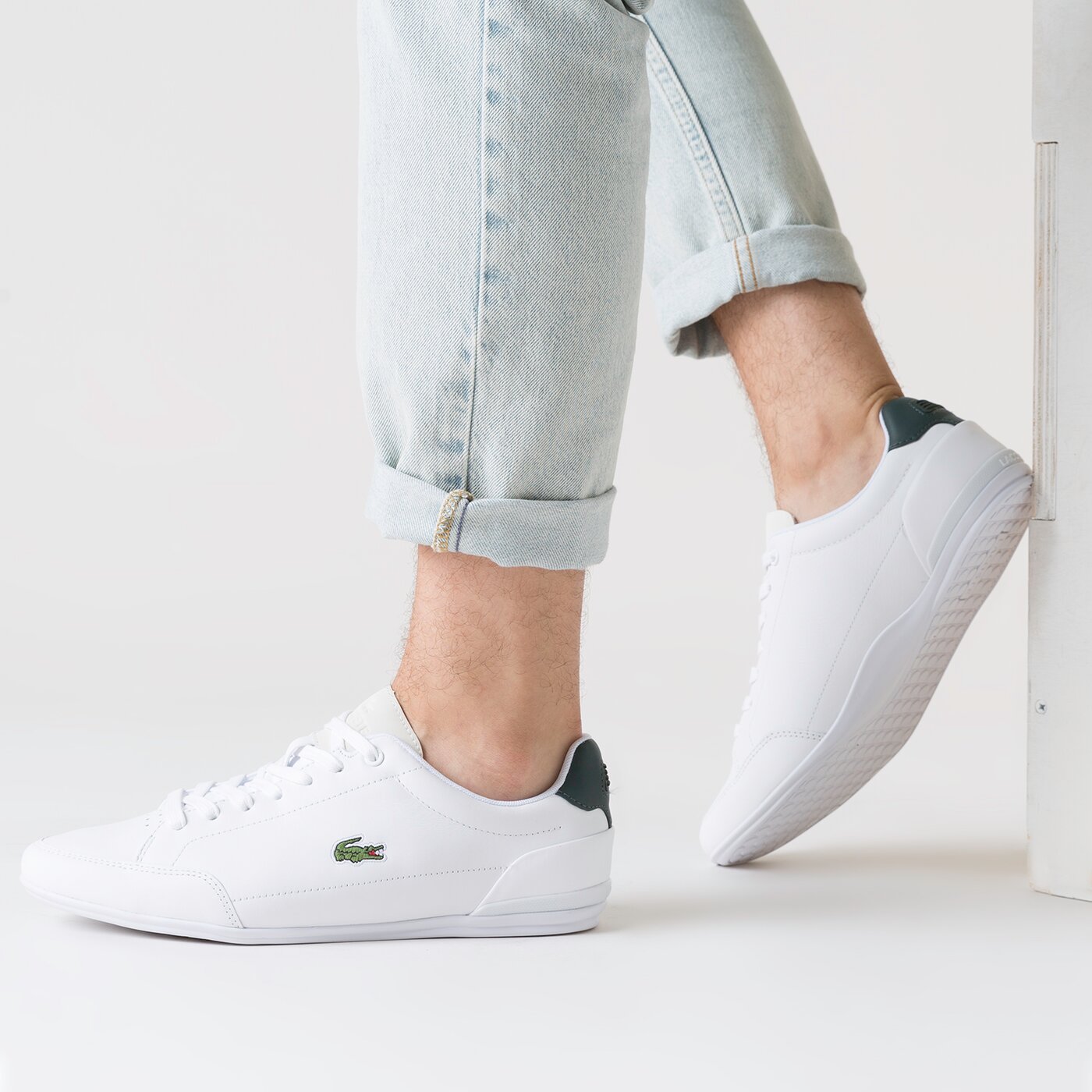 Męskie sneakersy (buty) LACOSTE CHAYMON CRAFTED 0722 1 743cma00431r5 kolor biały