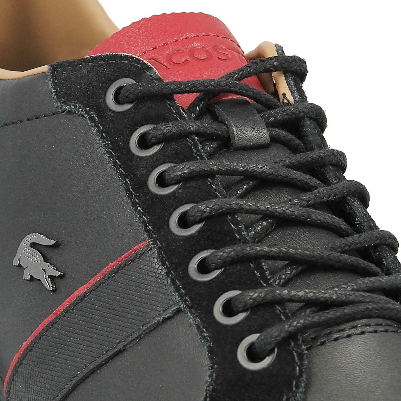 Męskie trampki LACOSTE ALISOS 117 1 733cam1018024 kolor czarny