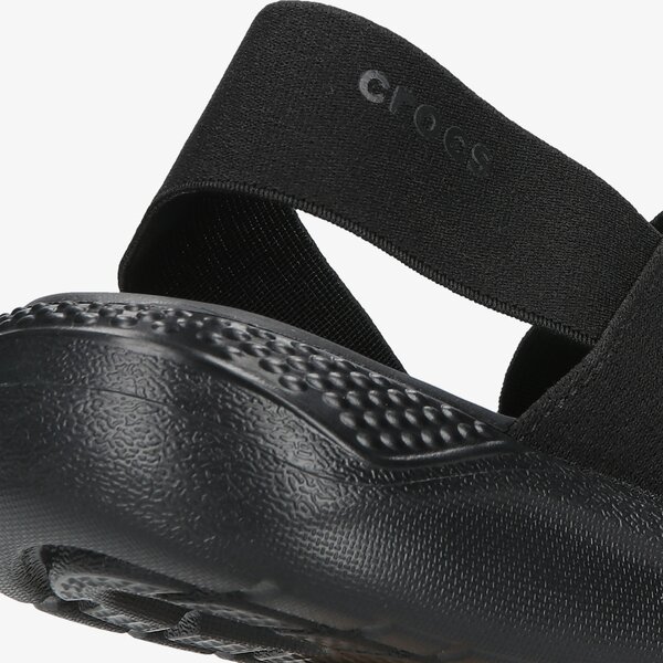 Damskie klapki CROCS LITERIDE STRETCH SANDAL 206081060 kolor czarny