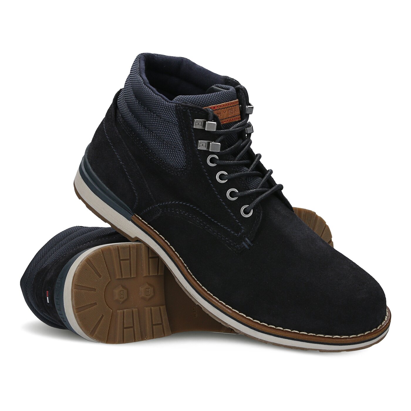 Męskie buty za kostkę TOMMY HILFIGER R2285OVER 2B fm56821490403 kolor granatowy