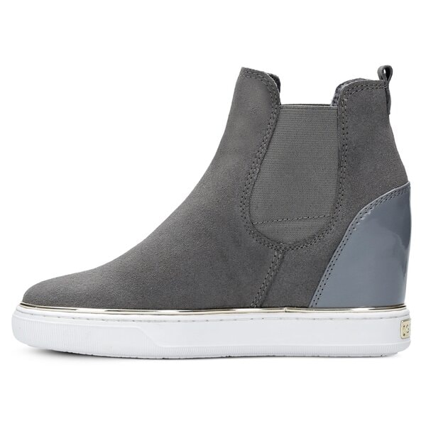 Damskie botki / sztyblety GUESS FREDA flfre3sue12grey kolor szary