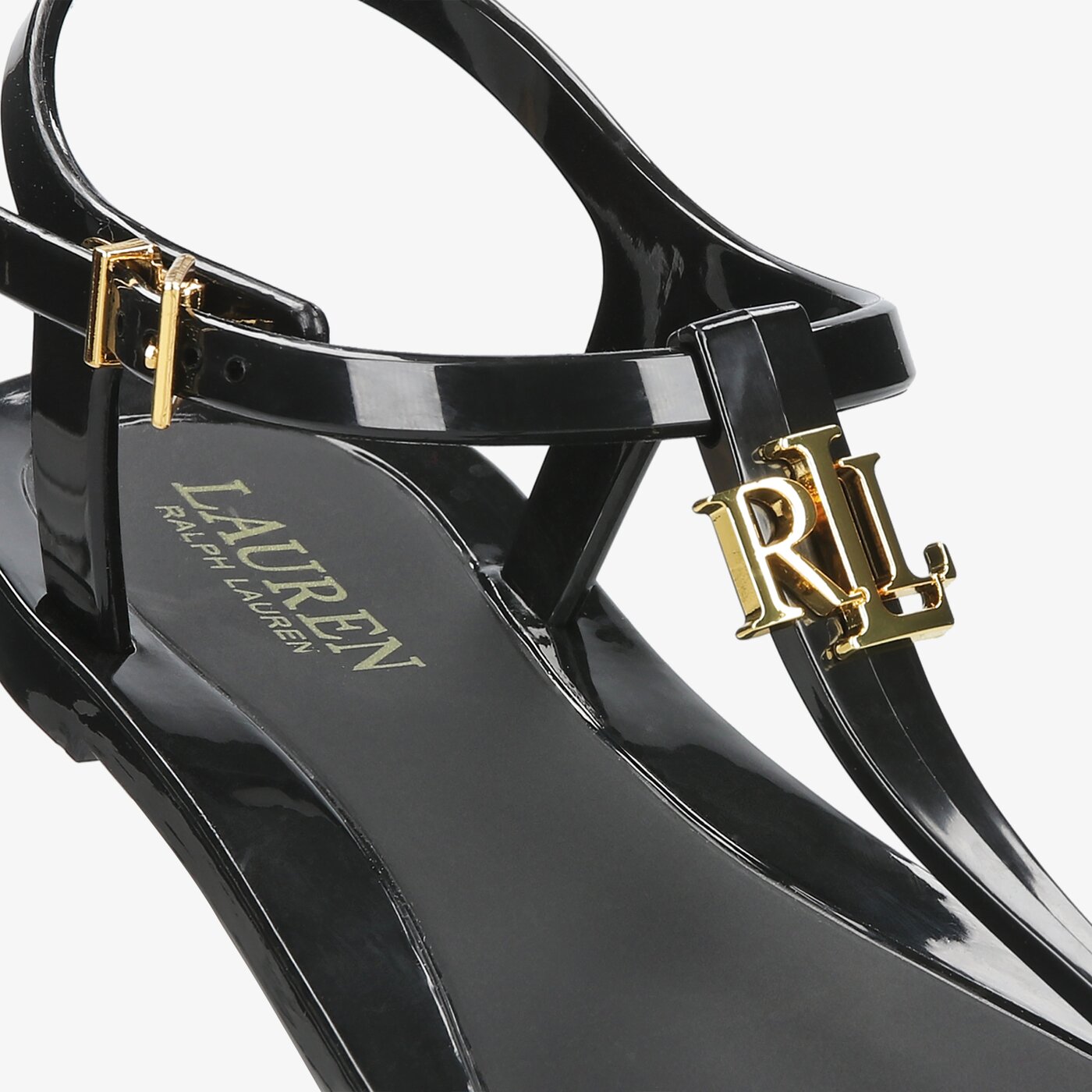 Damskie sandały LAUREN RALPH LAUREN ASHTYN 802784684001 kolor czarny