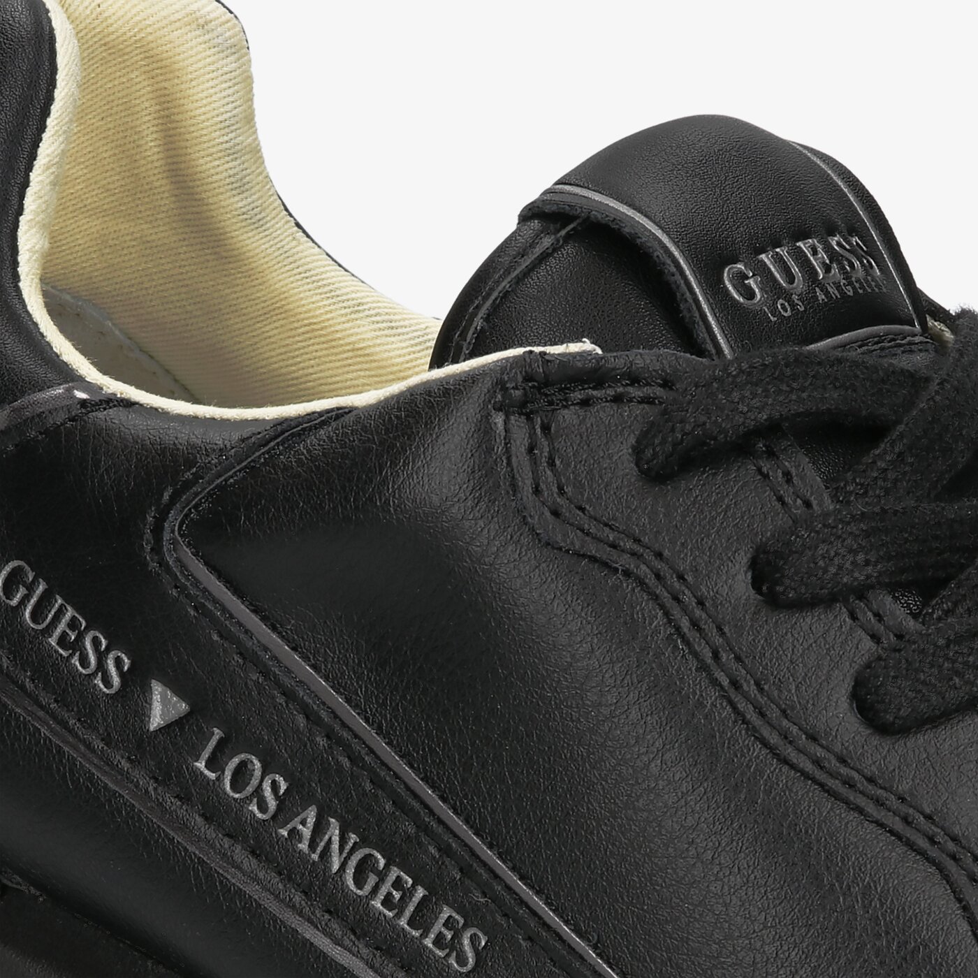 Męskie sneakersy (buty) GUESS GENOVA fm6genlea12black kolor czarny