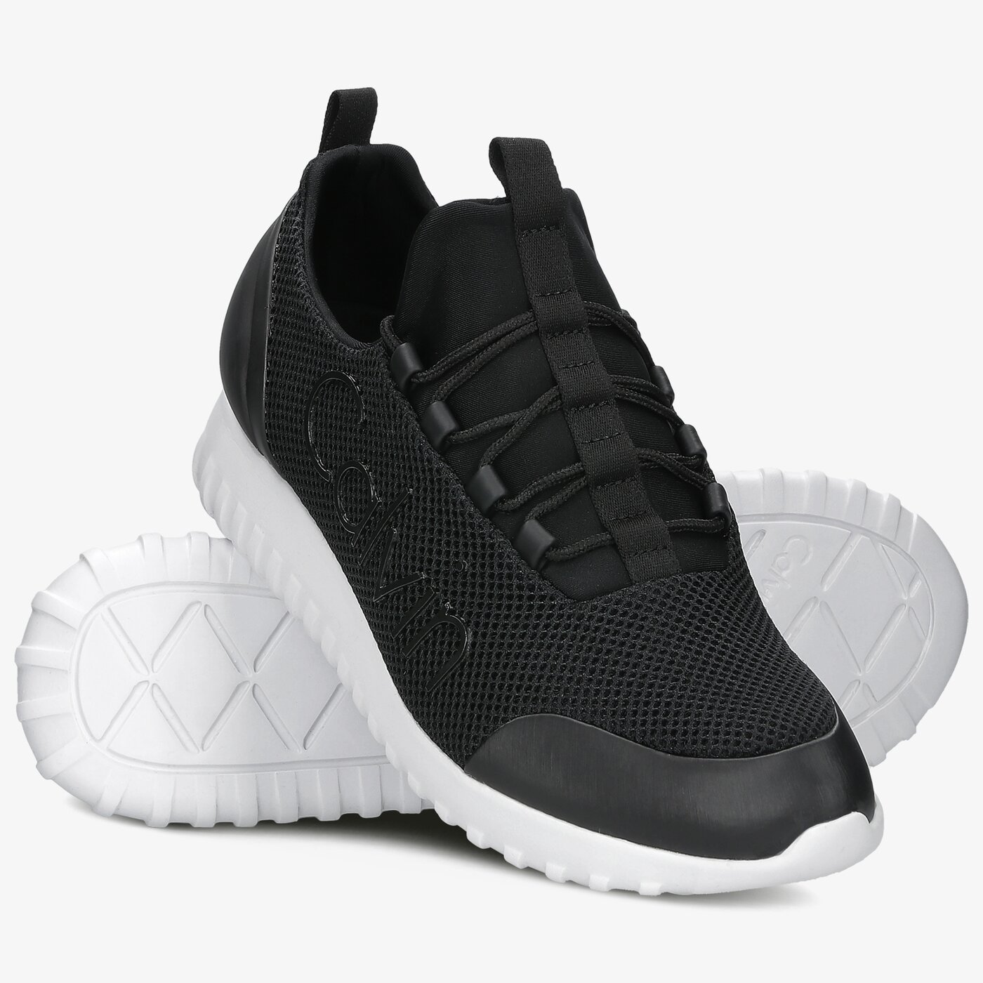 Męskie sneakersy (buty) CALVIN KLEIN RUNNER SNEAKER LACEUP MESH ym0ym00085bds kolor czarny