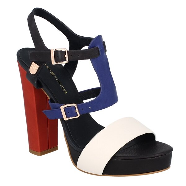 Damskie sandały TOMMY HILFIGER ASHLEY 6  fw56815381121 kolor czarny