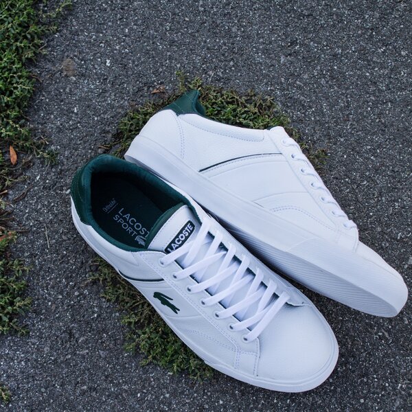 Męskie sneakersy (buty) LACOSTE FAIRLEAD REI  730spm001021g kolor biały
