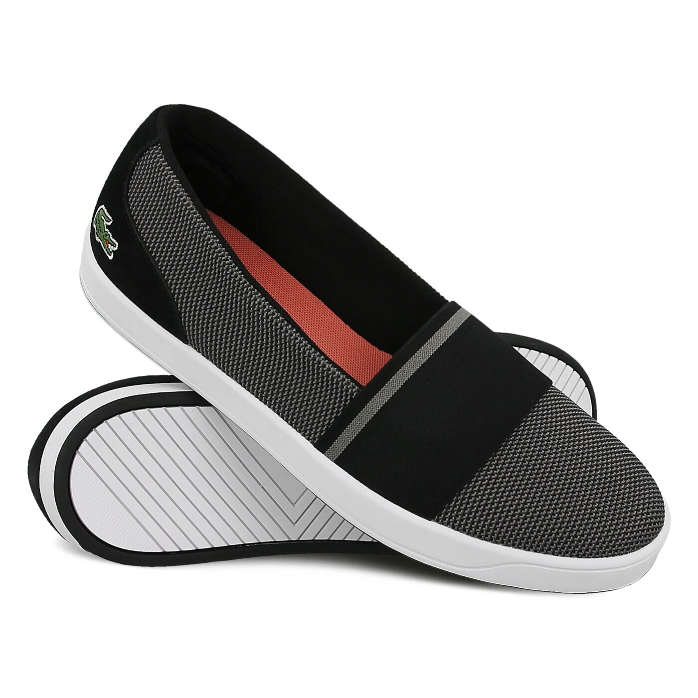 Damskie trampki LACOSTE LYONELLA SLIP 117 1 733caw1023231 kolor czarny