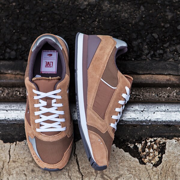 Męskie sneakersy (buty) LACOSTE TRAJET RH  728lem3008158 kolor brązowy