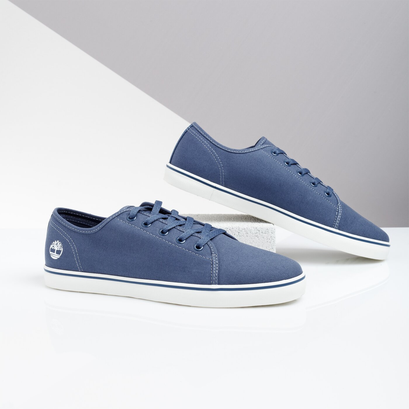 Męskie trampki TIMBERLAND SKAPE PARK CANVAS OXFORD tb0a1uyh4321 kolor niebieski