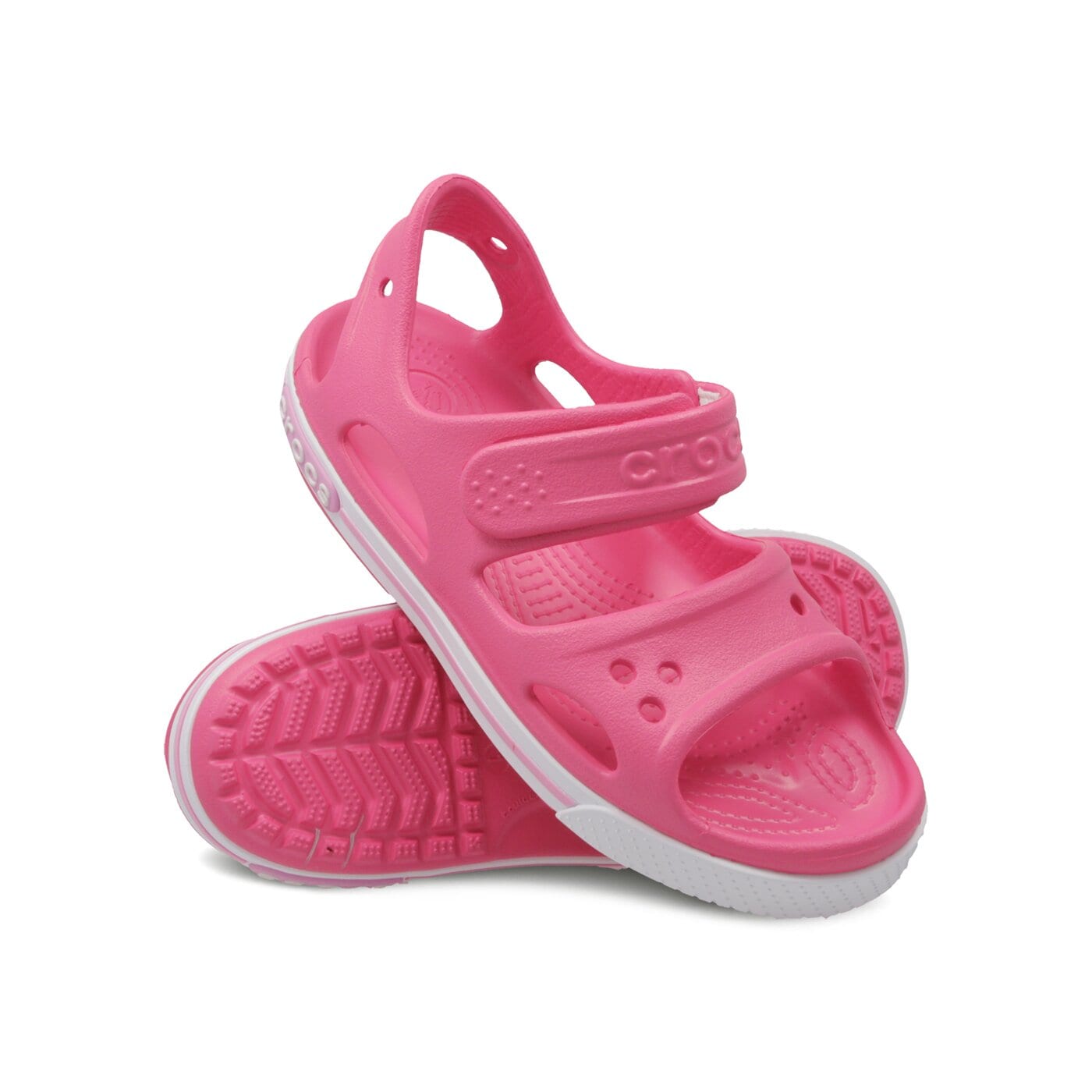 Dziecięce sandały / klapki CROCS CROCBAND II SANDAL PS 1485466ik kolor różowy
