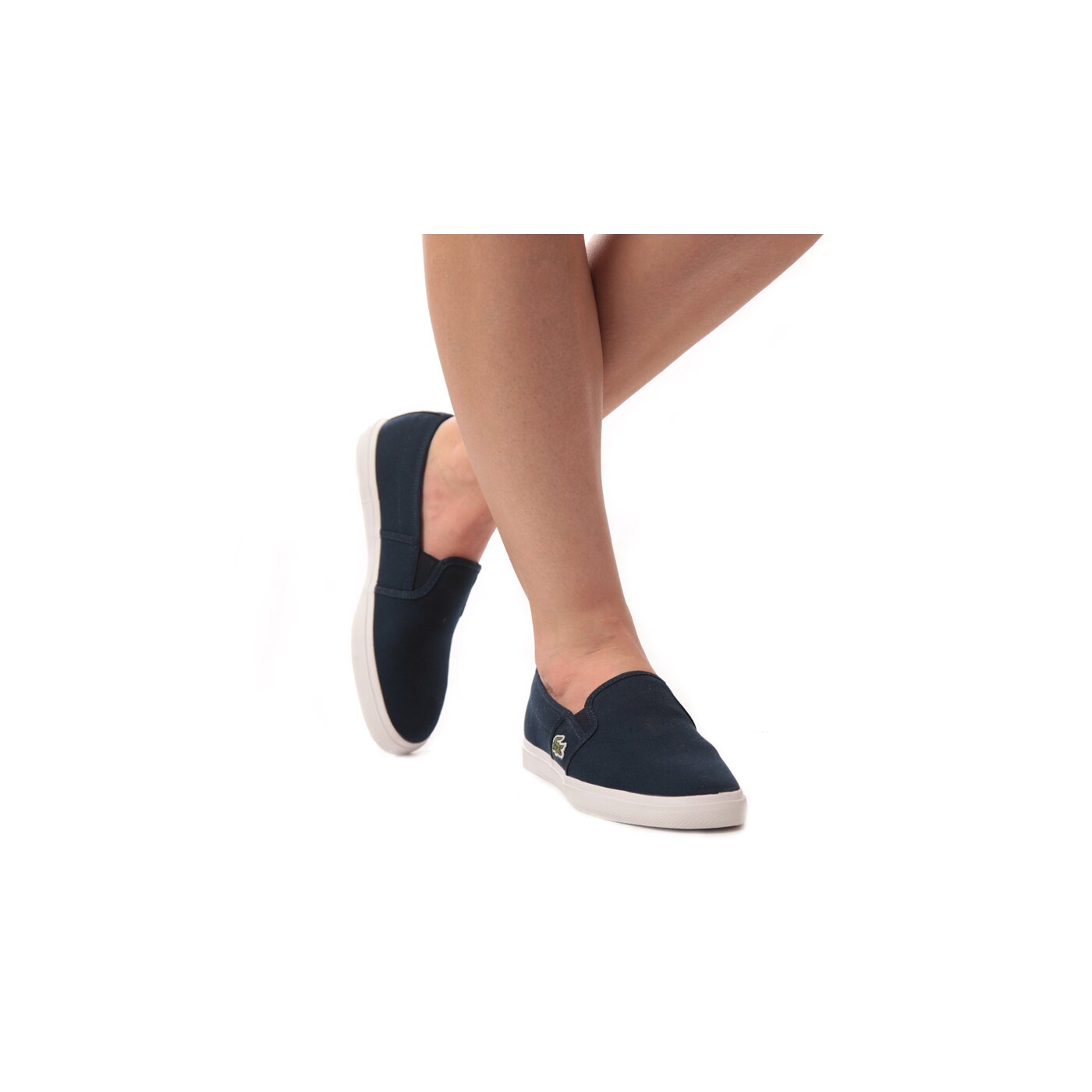 Damskie trampki LACOSTE GAZON SPORT HTB 729spw2227db4 kolor granatowy