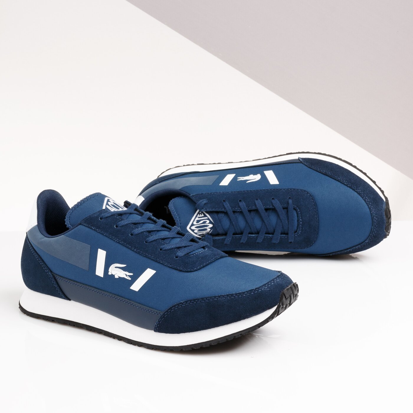 Męskie sneakersy (buty) LACOSTE PARTNER 319 2 SMA 738sma0004092 kolor granatowy