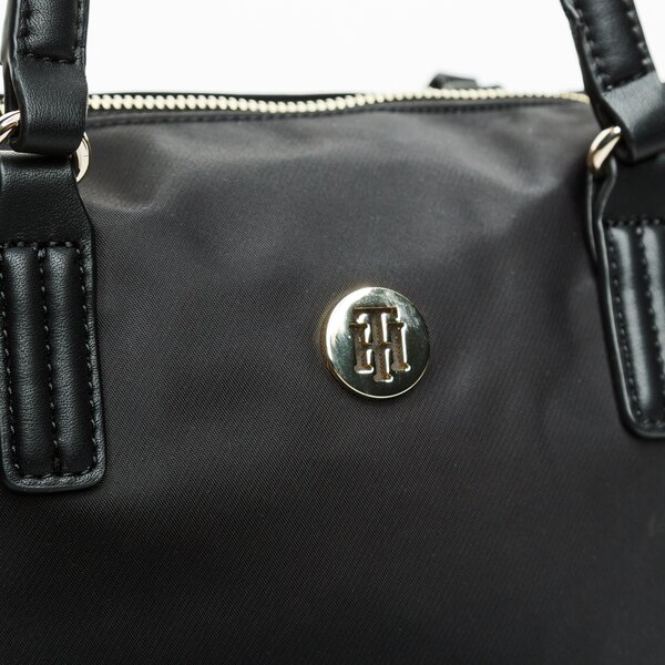 Damska torebka TOMMY HILFIGER TOREBKA POPPY SMALL TOTE aw0aw09697bds kolor czarny