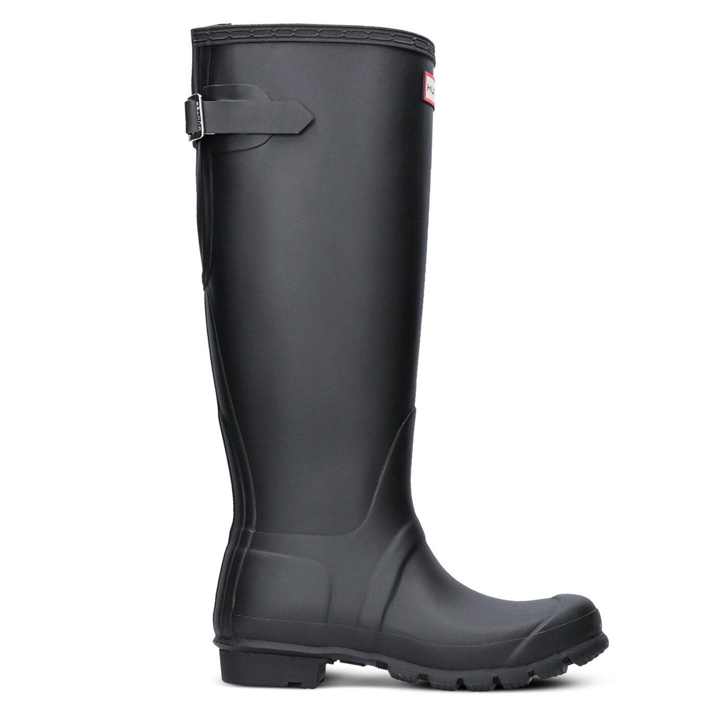 Damskie kalosze (buty gumowe) HUNTER ORIGINAL BACK ADJUST wft1001rma-blk kolor czarny