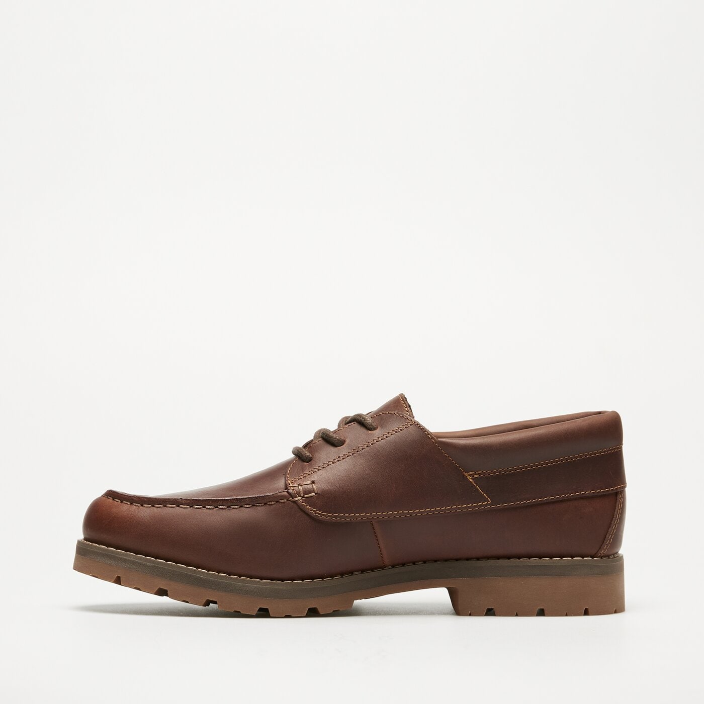 Męskie półbuty TIMBERLAND BRITTON SQUARE LACE UP SHOE tb0a6cbjem41 kolor brązowy