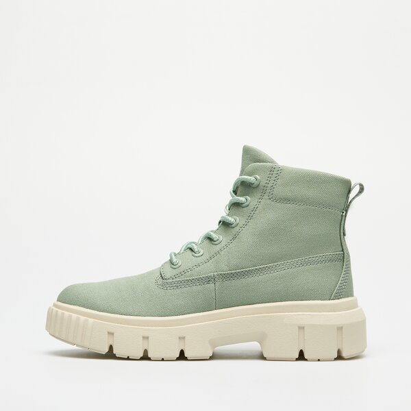 Damskie botki / sztyblety TIMBERLAND GREYFIELD MID LACE UP BOOT tb0a41w8er51 kolor zielony
