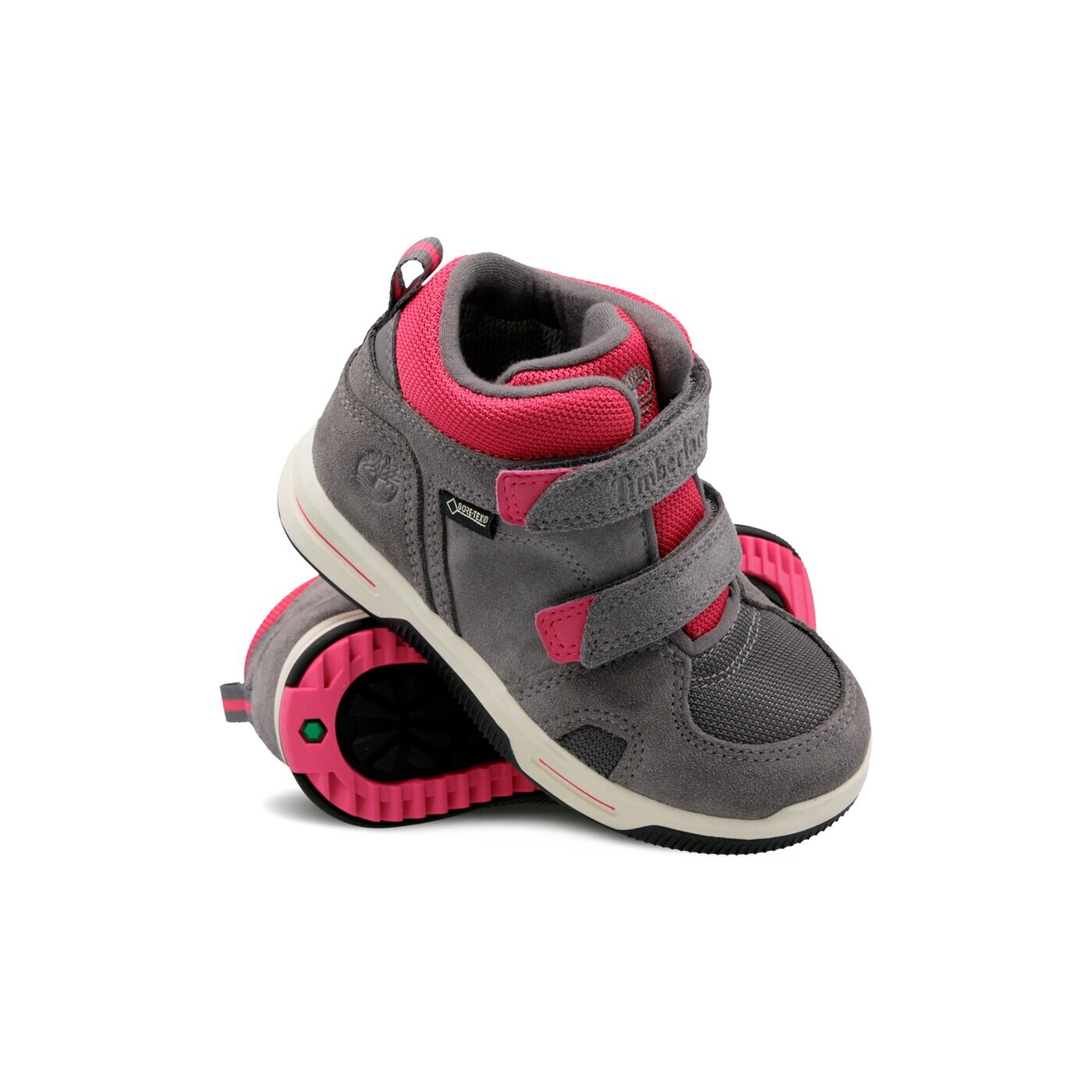 Dziecięce buty outdoor / trekkingowe TIMBERLAND CITY STOMPER MID GTX a1ucw kolor szary