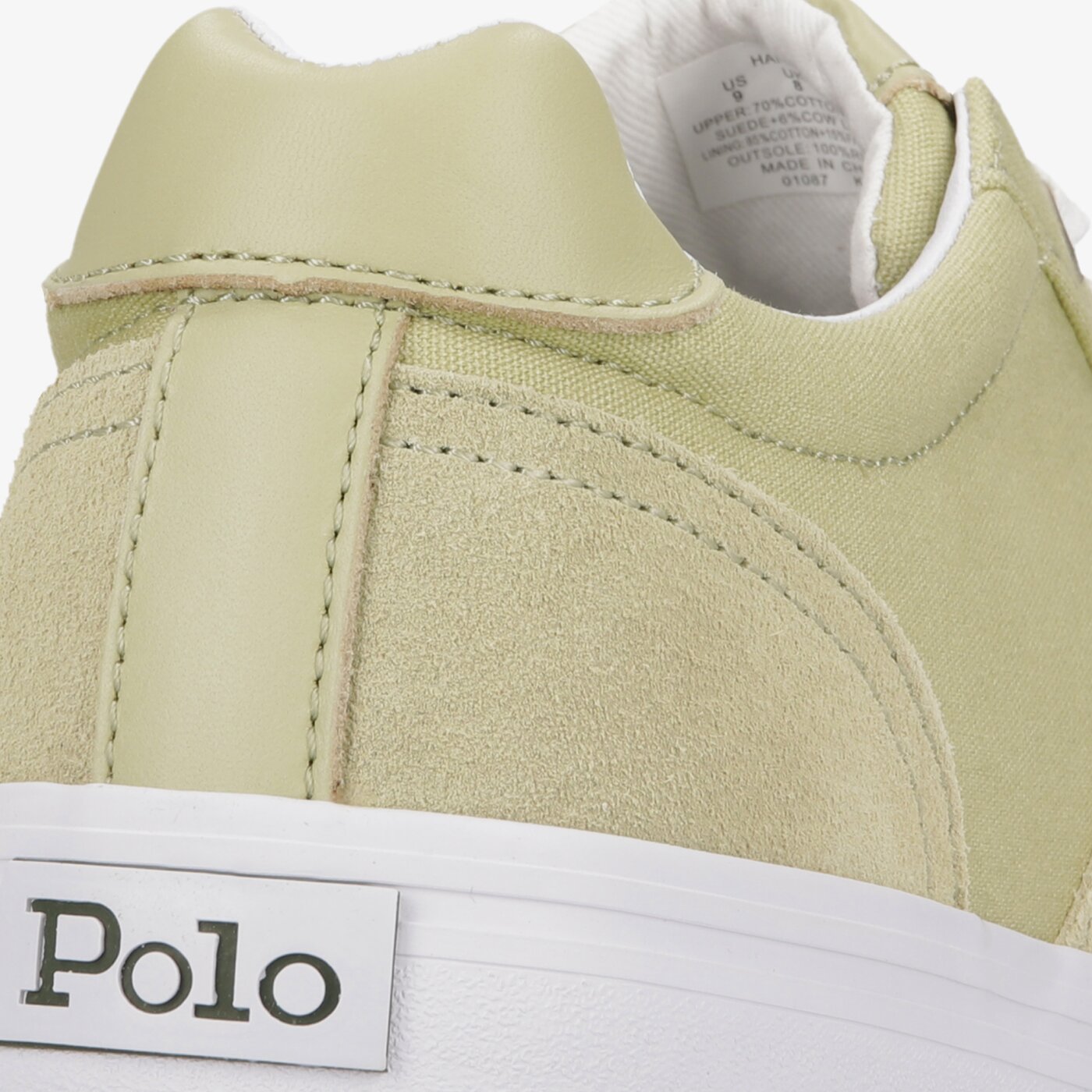 Męskie trampki POLO RL HANFORD SNEAKERS LOW TOP LACE  816862548004 kolor khaki