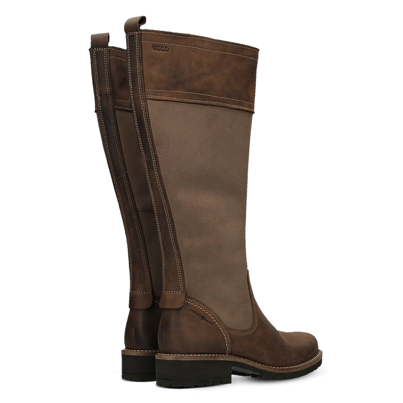 Damskie kozaki ECCO ELAINE 24465359360 kolor brązowy