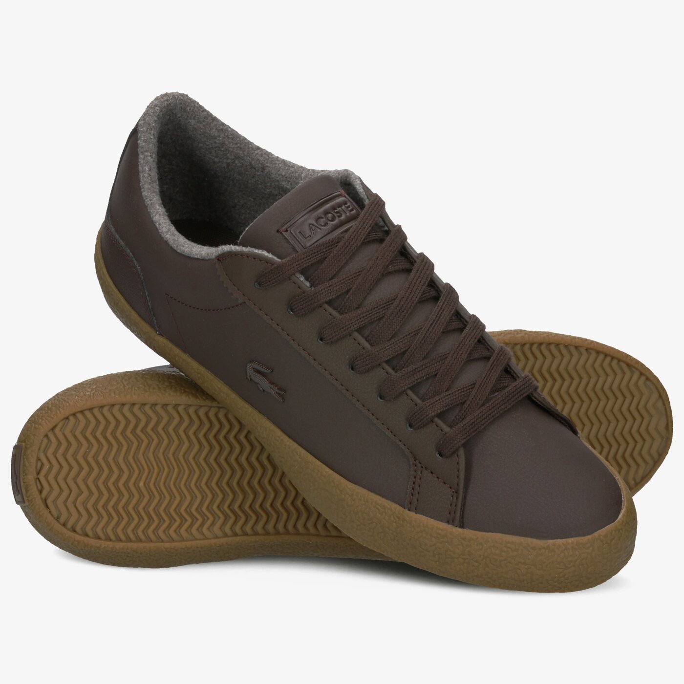 Męskie trampki LACOSTE LEROND 319 3 CMA 738cma0050031 kolor brązowy