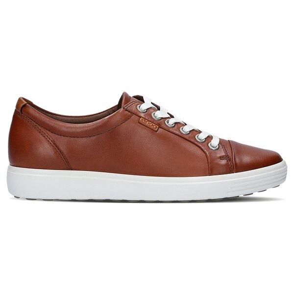 Damskie trampki ECCO SOFT 7 LADIES 43000301195 kolor brązowy