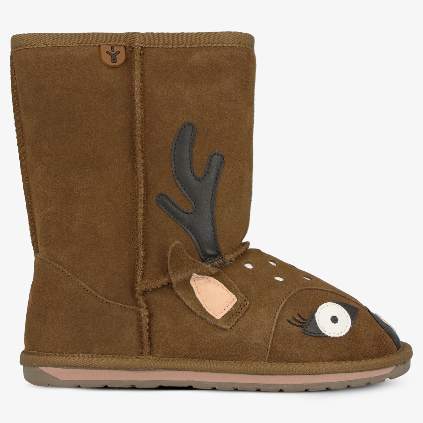Dziecięce buty za kostkę EMU DEER k12073chestnut kolor brązowy