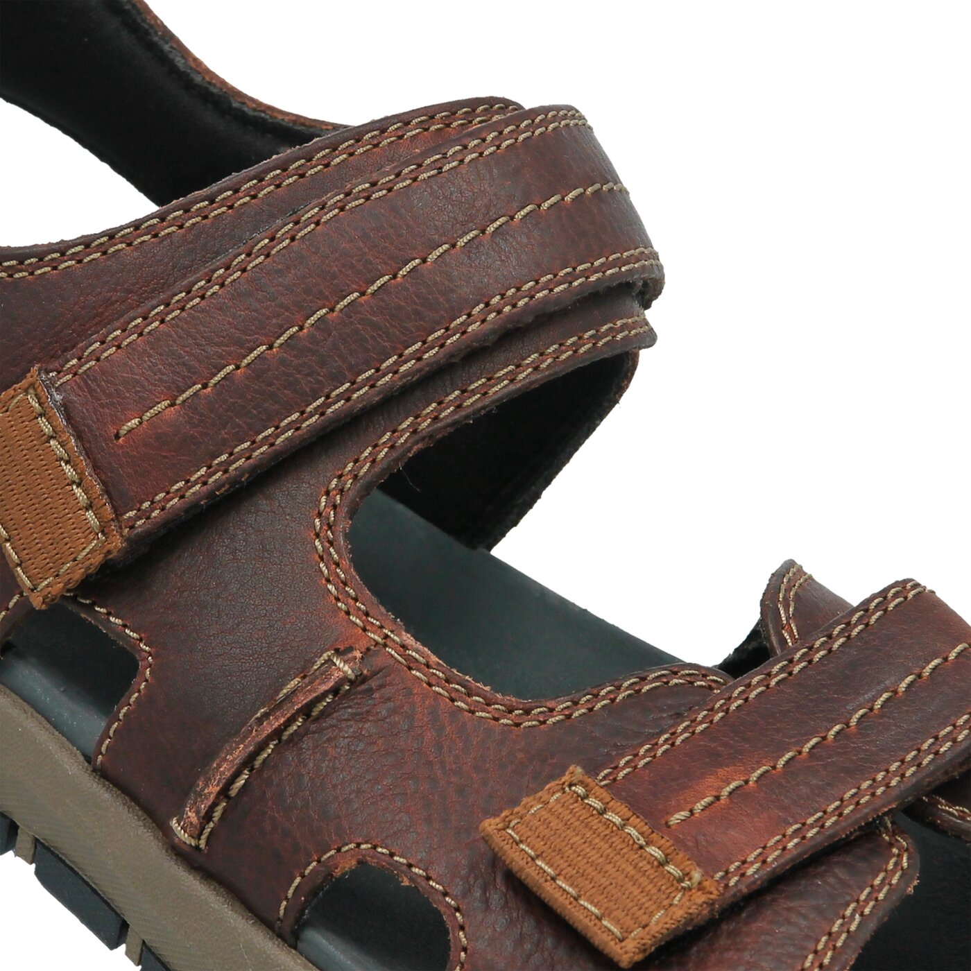 Męskie sandały CLARKS BRIXBY SHORE 26131549 kolor brązowy