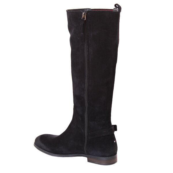 Damskie kozaki TOMMY HILFIGER BILLIE 9B  fw56817621403 kolor granatowy