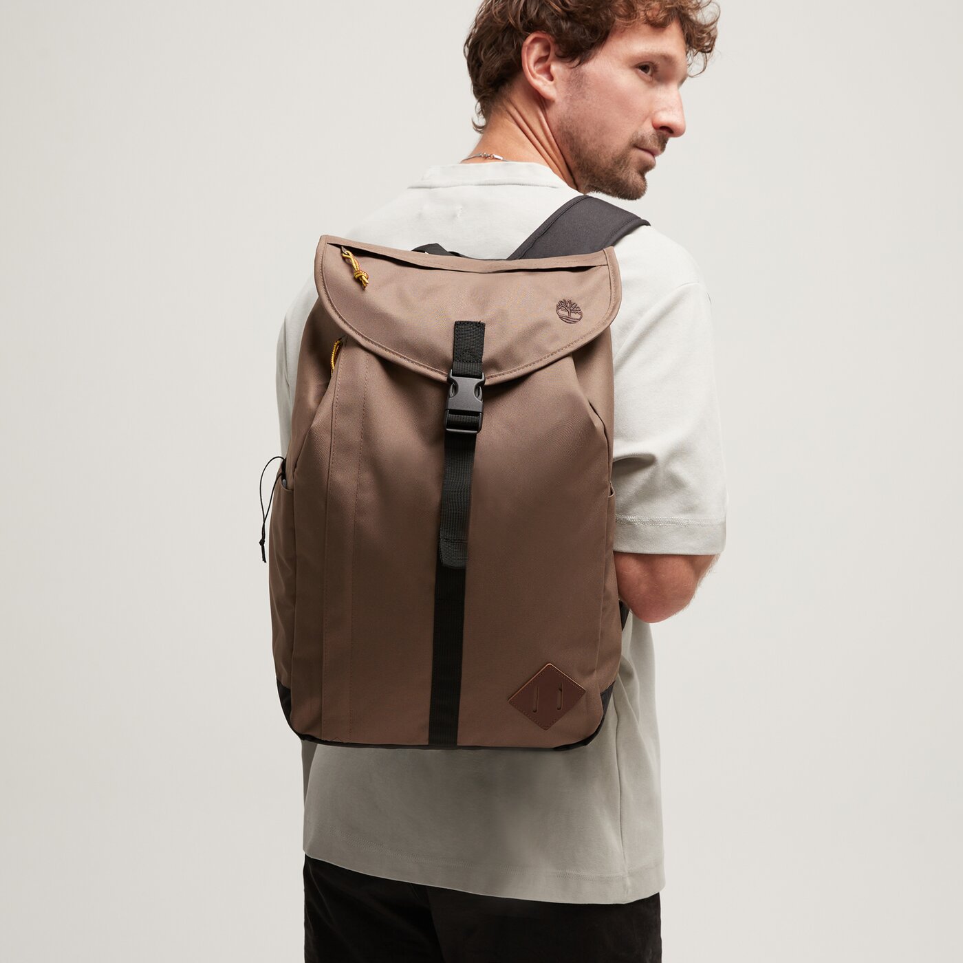 Damski plecak TIMBERLAND PLECAK HERITAGE L&F BACKPACK tb0a6mfwbk01 kolor brązowy