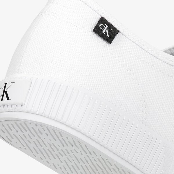 Męskie trampki CALVIN KLEIN VULCANIZED SNEAKER LACEUP CO ym0ym00068yaf kolor biały