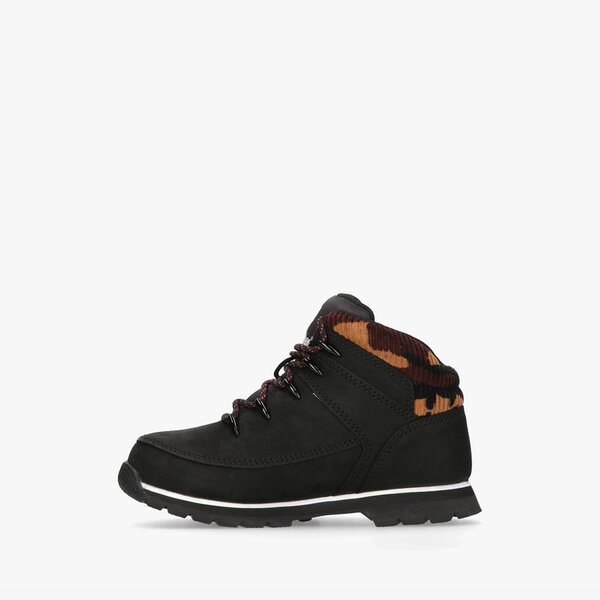 Dziecięce buty outdoor / trekkingowe TIMBERLAND EURO SPRINT  tb0a2kvx0011 kolor czarny