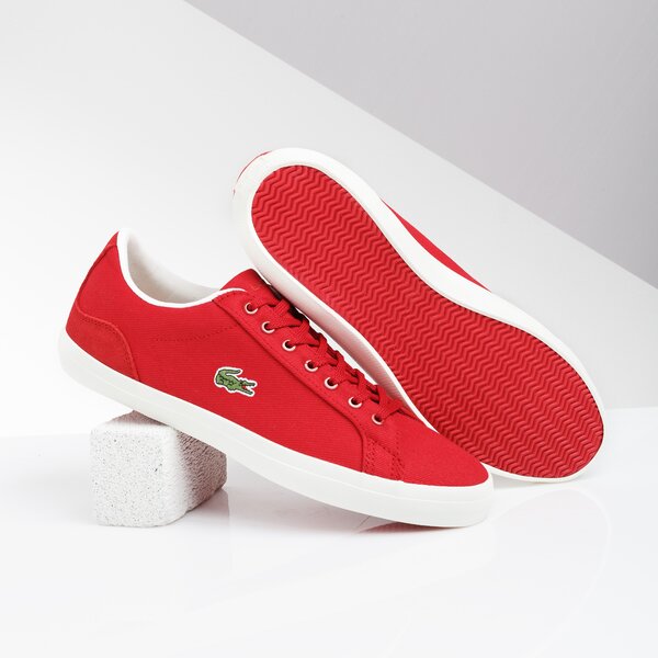 Męskie sneakersy (buty) LACOSTE LEROND 219 1 CMA 737cma0047262 kolor czerwony