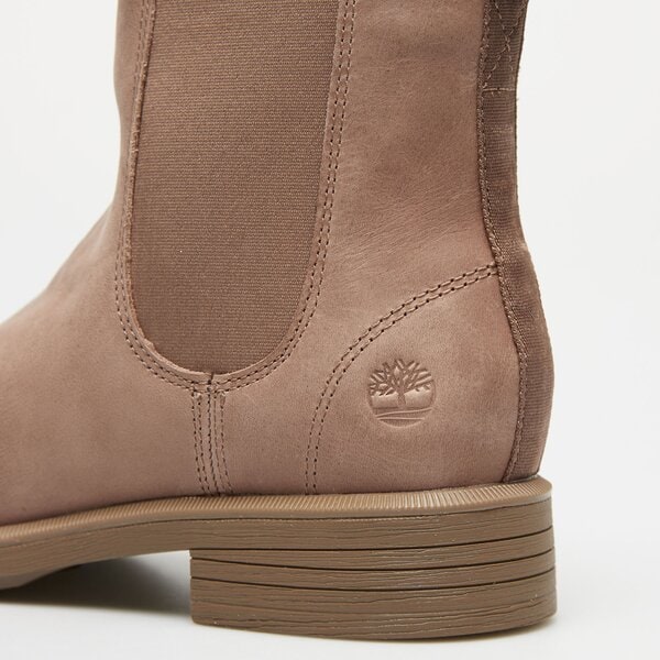 Damskie botki / sztyblety TIMBERLAND VERONA SQUARE MID CHELSEA BOOT tb0a42mjen41 kolor beżowy