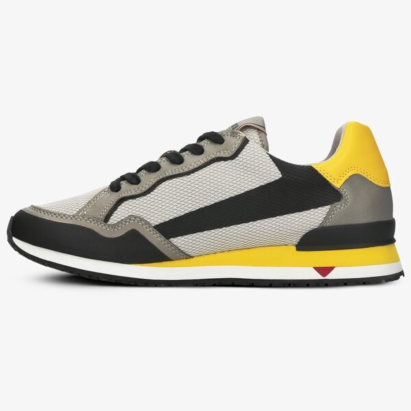 Męskie sneakersy (buty) GUESS GENOVA fm6genfab12grblk kolor szary