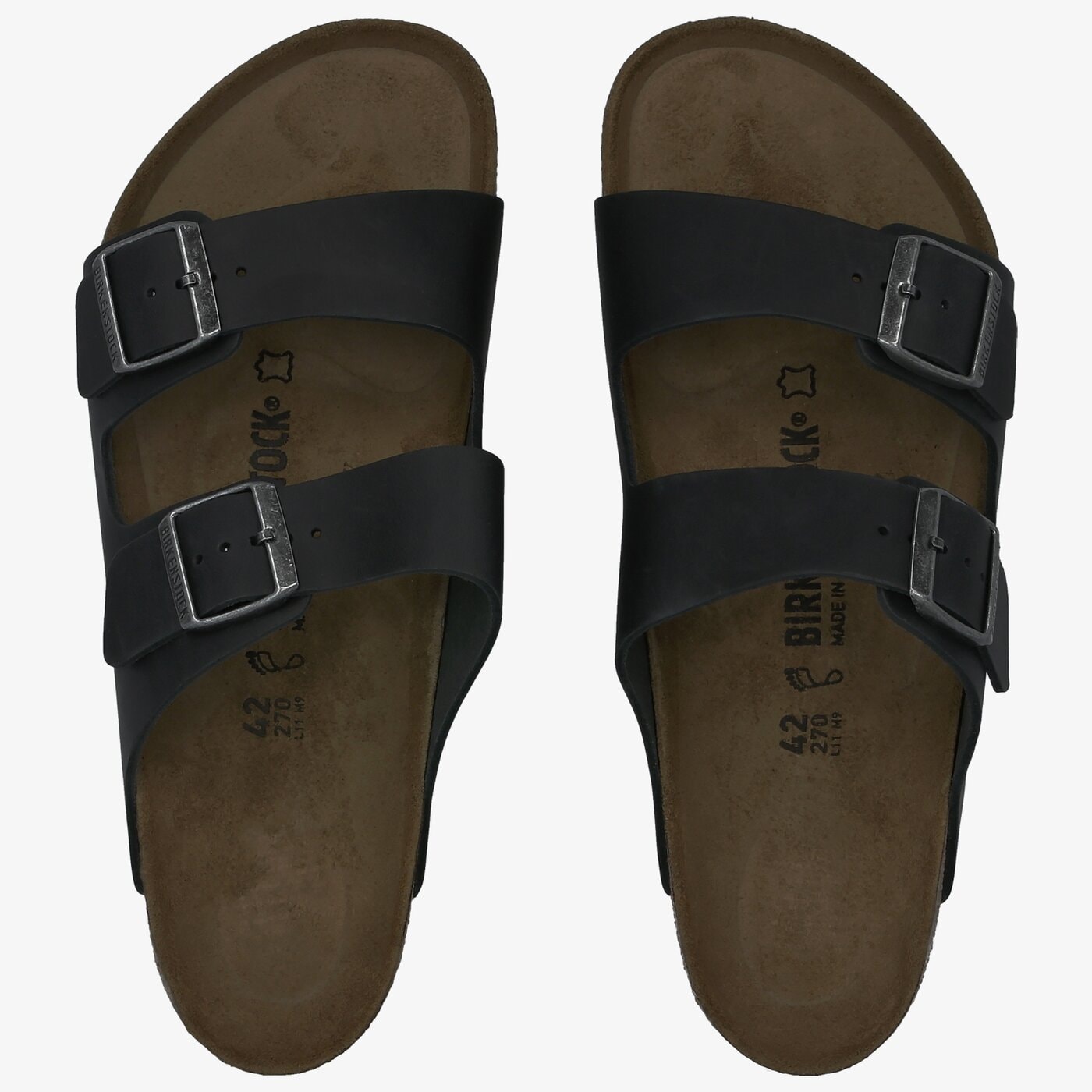 Męskie klapki BIRKENSTOCK ARIZONA  552111 kolor czarny
