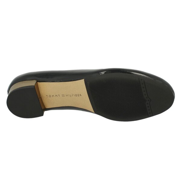 Damskie baleriny (buty) TOMMY HILFIGER ADRIANA 2 C fw56815922403 kolor czarny