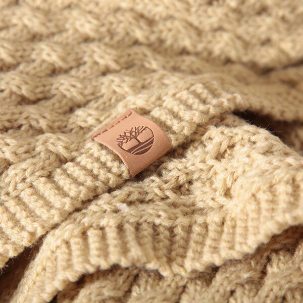 Damski szalik / rękawiczki TIMBERLAND CZAPKA HAT & SNOOD GIFT BOX j1807103 kolor beżowy